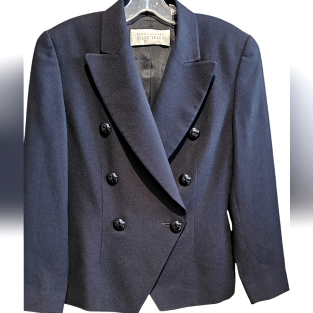 Ellen Tracy Linda Allard black Blazer size 2